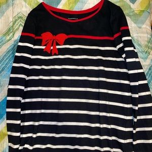 CHARTER CLUB STRIPED TOP SIZE M